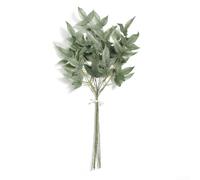 Feuilles de soie pour décoration de maison et de bureau, non toxiques, hypoallergéniques et résistantes à l'environnement (apogon vert)
