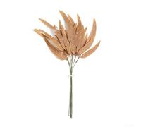 Feuilles de soie pour décoration de maison et de bureau, non toxiques, hypoallergéniques et résistantes à l'environnement (orange 3)