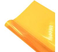Feuilles de tissu de vinyle de gelée de PVC, Feuille et rouleau de tissu vinyle PVC Jelly multicolore, plusieurs tailles(Oranje,A4 20 x 30cm)