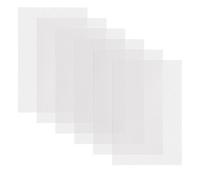 Feuilles de Toile en Maille Plastique,6 Pièces Canevas Plastique Broderie en Maille Blanc Point de Croix Toile a Broder pour Travaux Manuels, Projets de Tricot et de Crochet