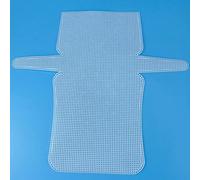 Feuilles de toile en maille plastique pour broderie à la main Feuilles de maille tissées à la main