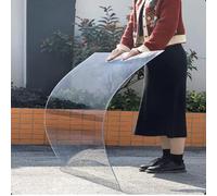 Feuilles de Toit Transparent,Plaque Polycarbonate pour Serre Jardin,Feuille de Verre Acrylique,Couverture de Toit,Facile à Installer,Personnalisable (1m x 3m)