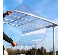 Feuilles De Toit Transparent, Polycarbonate Transparent, Panneaux De Remplacement en Plastique, Facile À Découper, Résistant Aux Chocs Et Aux Éclats(1.56 * 5m/5.1 * 16.4ft)