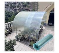 Feuilles de Toiture de Remplacement pour Serres à Ossature Froide, Plaque Polycarbonate pour Abris, Serres, Jardins, Agriculture(0.6x15m)