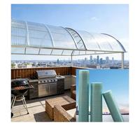 Feuilles de Toiture de Remplacement pour Serres à Ossature Froide, Plaque Polycarbonate pour Treillis de Garage, Serres, Auvents et Abris(0.5x15m)