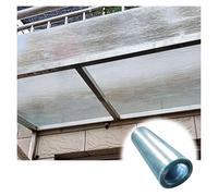 Feuilles de Toiture en Polycarbonate de 0.8mm, Feuilles de Toiture de Remplacement pour Serres à Ossature Froide pour Treillis, Abris Voiture, Remises(0.7x8m)