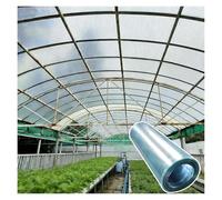 Feuilles de Toiture en Polycarbonate de 0.8mm, Polycarbonate Transparent pour Toitures, Vérandas, Terrasses, Jardins, Serres, Abris de Voiture(1.2x3m)