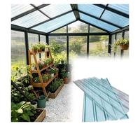 Feuilles de Toiture en Polycarbonate de 1 mm, Plaque en Fibre de Verre | Conception sans Joint pour Espaces Extérieurs, Cours, Balcons, Faciles à Découper(3.94x22.96ft/1.2x7m)