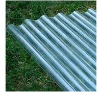 Feuilles De Toiture En Polycarbonate Transparent De 1mm,Plaques De Toiture Ondulées,Panneaux D'éclairage Naturel Anti-UV,Panneau De Remplacement En Plastique Pour Abri,5Pcs-0.9x1.4m/35x55in