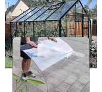 Feuilles de toiture en polycarbonate transparent - Housse de pergola transparente et auvent de rechange pour serre pour protection contre la pluie et les UV