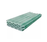 Feuilles de toiture ondulées imperméables - Panneaux en fibre C pour panneaux muraux et solutions d'éclairage du jour - Légères et résistantes aux intempéries, idéales pour un usage domestique et