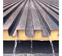 Feuilles de toiture ondulées, tonnelle rigide résistante aux intempéries pour pergola de jardin, panneaux de toiture en aluminium - Feuilles de toit ondulées isolées, panneaux de rechange pour véranda