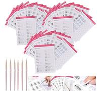 Feuilles De Traçage Pour Nail Art Avec Feutre, Livret De Pratique Pour Nail Art, Fiches D'entraînement Pour Manucure, Pour Débutants, Dessin De Lignes, Modèle De Peinture(3set)