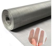 Feuilles de treillis métallique 1,2 M * 30 M, treillis métallique à mailles fines en acier inoxydable 304 protection contre les insectes pour portes empêche les souris, les frelons, les insectes