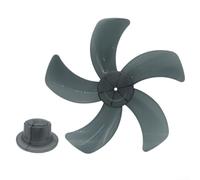 Feuilles de ventilateur en plastique de 40,6 cm, pale de ventilateur silencieuse, pale de ventilateur domestique à cinq feuilles avec couvercle d'écrou pour ventilateur sur pied