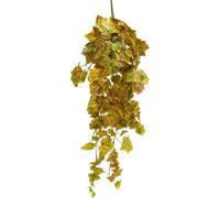 Feuilles de vigne artificielles Suspensions Décoration d'automne Jaune Marron Vert L95cm - Plante artificielle trompeuse pour l'intérieur et l'extérieur