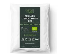 Feuilles d'Eucalyptus Séchées 75g, Eucalyptus Seches Naturel Feuille Eucalyptus Sechee, Dried Eucalyptus leaves, Eucalyptus Tisane, Décoration et Arômes, Sans OGM