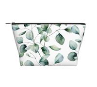 Feuilles d'eucalyptus, Trousse de Toilette Trousse de Maquillage Sac à cosmétiques Trousse de Toilette de Voyage Portable