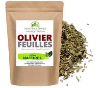 Feuilles d'olivier Bien-Être 100% naturel sans additifs, idéal pour Infusion Tisan, confort digestif 100g - Plantes & Epices