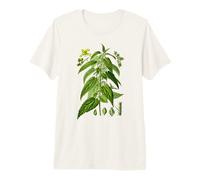 Feuilles d'ortie Bio Urtica dioica Plante botanique d'ortie T-Shirt Haut de Gamme