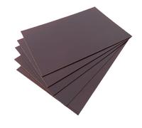 Feuilles en plastique, Plaques isolantes en plastique (lot de 10) : bakélite, résine phénolique, 1,2 mm d'épaisseur, marron et noir, plusieurs dimensions(Bruin,150X200MMX1.2MM)
