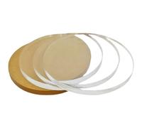 Feuilles en plastique rondes circulaires acryliques transparentes du diamètre 20-400mm de plat (Dia 80mm 5pcs,Épais 8mm)