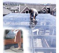 Feuilles en polycarbonate transparent pour serre, facile à plier et à couper, panneau de toiture durable pour véranda, terrasse, cadre froid