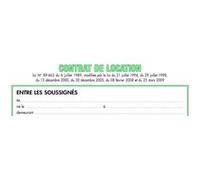 Feuilles Exacompta "Contrat de location pour locaux non meublés" G