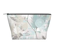 Feuilles Gris Menthe, Trousse de Toilette Trousse de Maquillage Sac à cosmétiques Trousse de Toilette de Voyage Portable