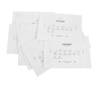 Feuilles Lubrifiantes Blanc 12 Pièces, pour Destructeur de Papier | Machines à Coupe Croisée, Usage Maison ou Commercial, Réduit L'usure Mécanique et L'entretien