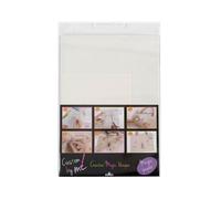2 Feuille Magiques Paper hydrosoluble pour broderie - A5 - BLANC