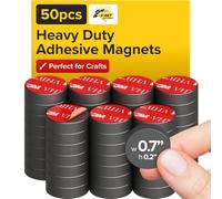 Feuilles Magnétiques avec Support Adhésif - 10 PC de 10 cm x 15 cm chacun - Papier Magnétique Souple pour Artisanat et Bricolage - Feuilles Magnétiques et Adhésives pour Aimants D'images et de Photos