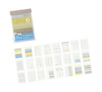 Feuilles mémo adhésives repositionnables colorées pour étudiants, prise de notes, documents de classification, marque-pages adhésifs puissants