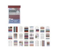 Feuilles mémo adhésives repositionnables colorées pour étudiants, prise de notes, documents de classification, marque-pages adhésifs puissants