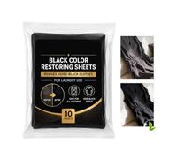 Feuilles Noircissantes Pour Vêtements Noirs 10 feuilles restauratrices de | Teinture Textile Pour Vêtements Décolorés Coton, Laine Et Soie Lavage En Machine Et Lavage À La Main