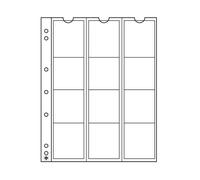 Feuilles Numis 44 pour ranger 12 monnaies de collection.