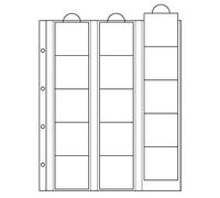 Feuilles numismatiques AMDC, 15 Cases de 44 mm, pour 150 Monnaies, Transparentes, pour Médailles Souvenirs