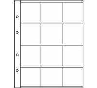 Feuilles Numismatiques Numis, Pour 12 Cadres Cartonnés (50x50 Mm)