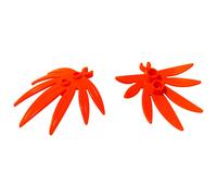 Feuilles plante 6x5 type épée avec clip O ouvert épais 10884 - Qté - LEGO®
