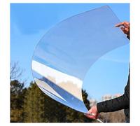 Feuilles Polycarbonate Serres Panneaux Lumière Naturelle Résistants aux UV Panneau Lumière Isolant Polycarbonate pour Bricolage, Vitres(0.6x10m/1.97x32.8ft)