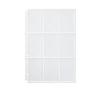 Feuilles porte-photo de recharge pour format A4 large - 9 pochettes, format photo instantanée One Colour One Size
