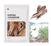 Feuilles pour Aquarium - Décoration Botanique séchée, Feuilles pour Poissons | Feuille Naturelle pour Décoration Aquarium, Baignoire à Crevettes, Fournitures de Bols d'eau Multi-usages pour Aquarium