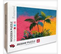 Feuilles Puzzle 2000 Pièces Adultes, Couleur Puzzle Bois 99x70cm, Adultes Jeu éducatif Défi énigme avec Une Boîte d'emballage Exquise, Jeu Relaxant Détente Collection, pour Decoration Chambre, 5-2481