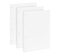 Feuilles Recharge A4 Vierge 4 Trous 135 Feuilles 100g/m² Papier Blanc Crème