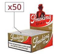 Feuilles Slim Smoking Gold par 50