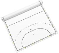 Feuilles Tactiques Handball ¿ Rouleau De 25 Feuilles 60×80cm ¿ Autocollantes Électrostatiques, Effaçables À Sec, Réutilisables