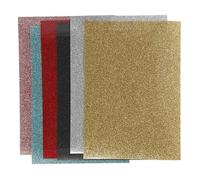 Feuilles thermocollantes - Accessoire de mode - 14,8 x 21 cm - Pailleté - 6 pcs - Facile à utiliser