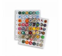 5 recharges transparentes COMPART pour 42 plaques de muselet/capsules de bière