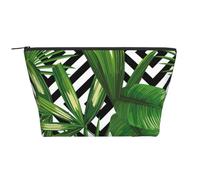 Feuilles Vertes de Plante Tropicale de Palmier, Trousse de Toilette Trousse de Maquillage Sac à cosmétiques Trousse de Toilette de Voyage Portable