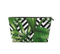 Feuilles Vertes de Plante Tropicale de Palmier, Trousse de Toilette Trousse de Maquillage Sac à cosmétiques Trousse de Toilette de Voyage Portable